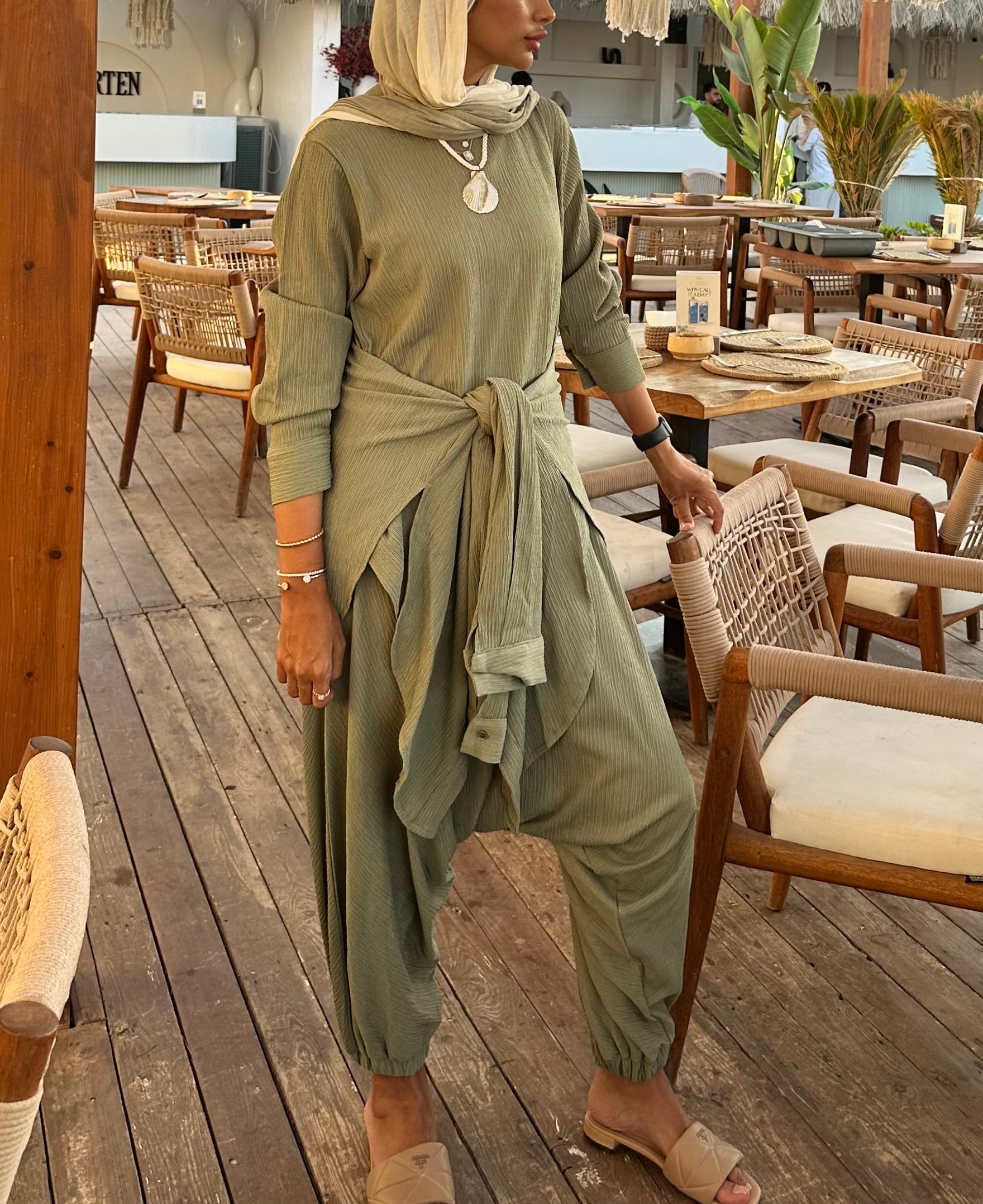 Olive The Wraparound Jumpsuit