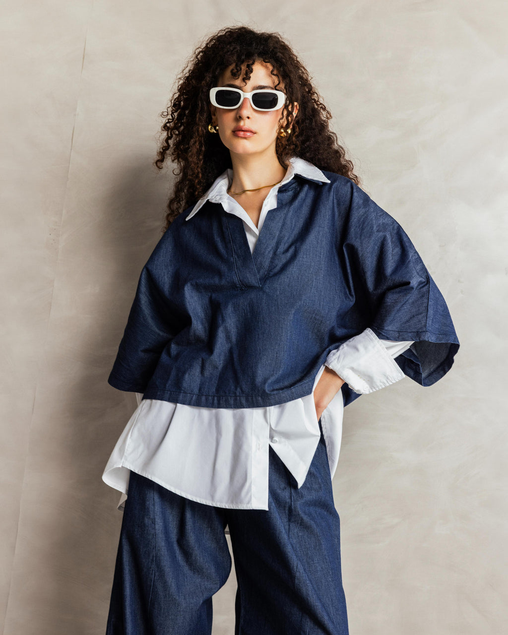 3 Pieces Denim Set