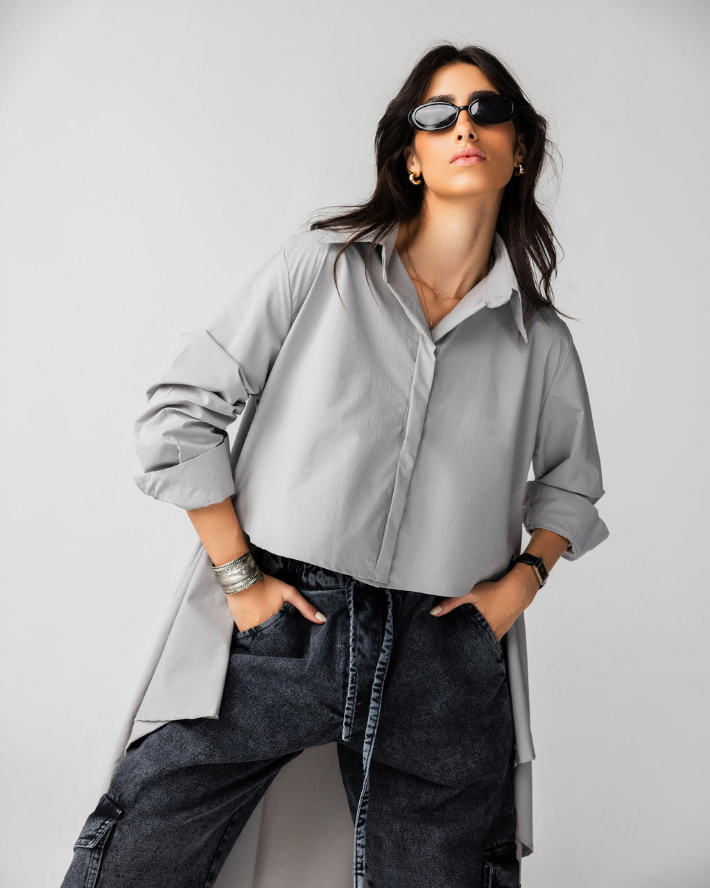 Grey Level Up Shirt