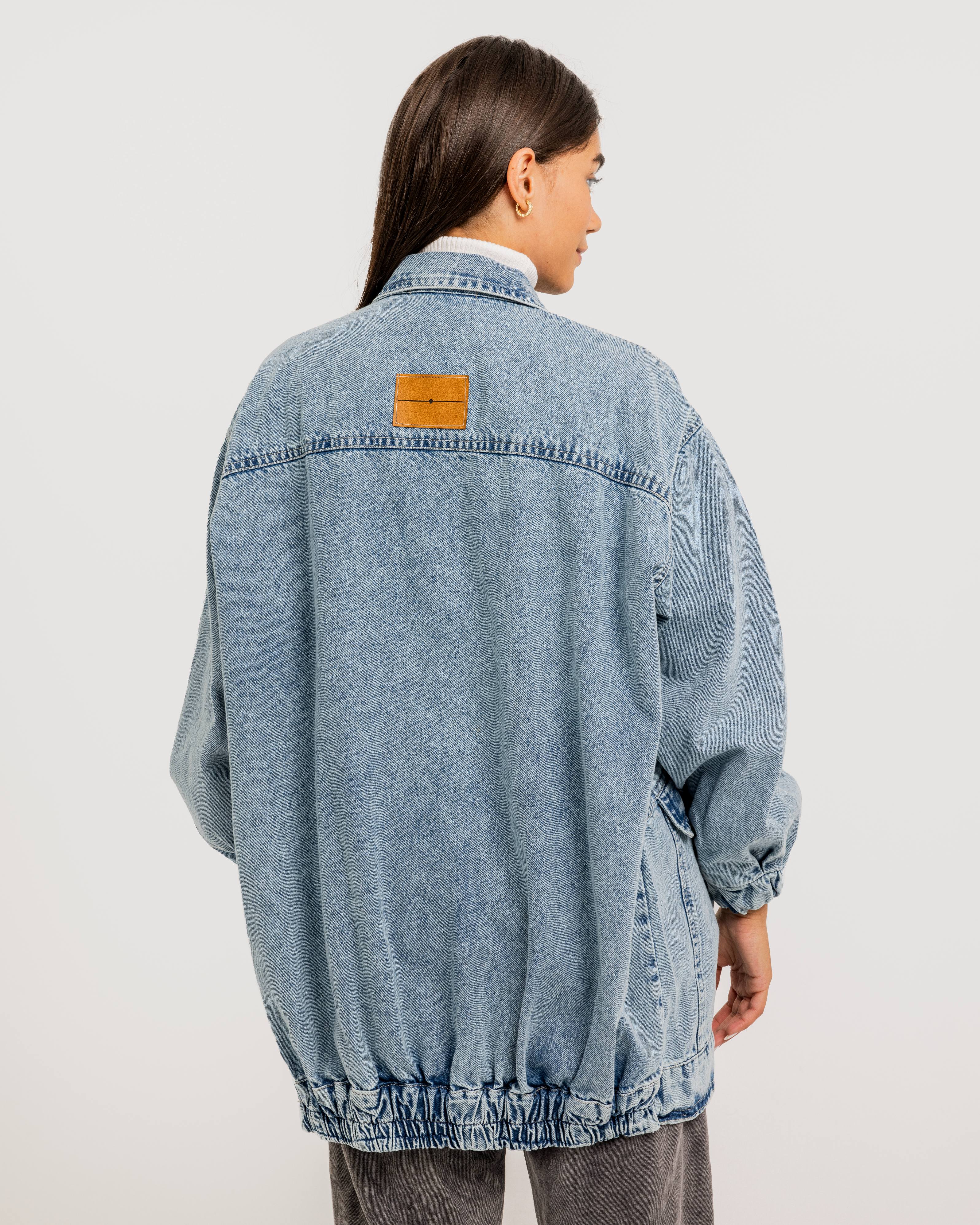 Blue Big Pockets Denim Jacket