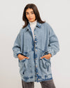 Blue Big Pockets Denim Jacket