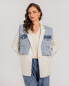 Offwhite Vested Denim Blazer