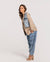 Beige  Vested Denim Blazer