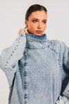 Blue Denim sweatshirt