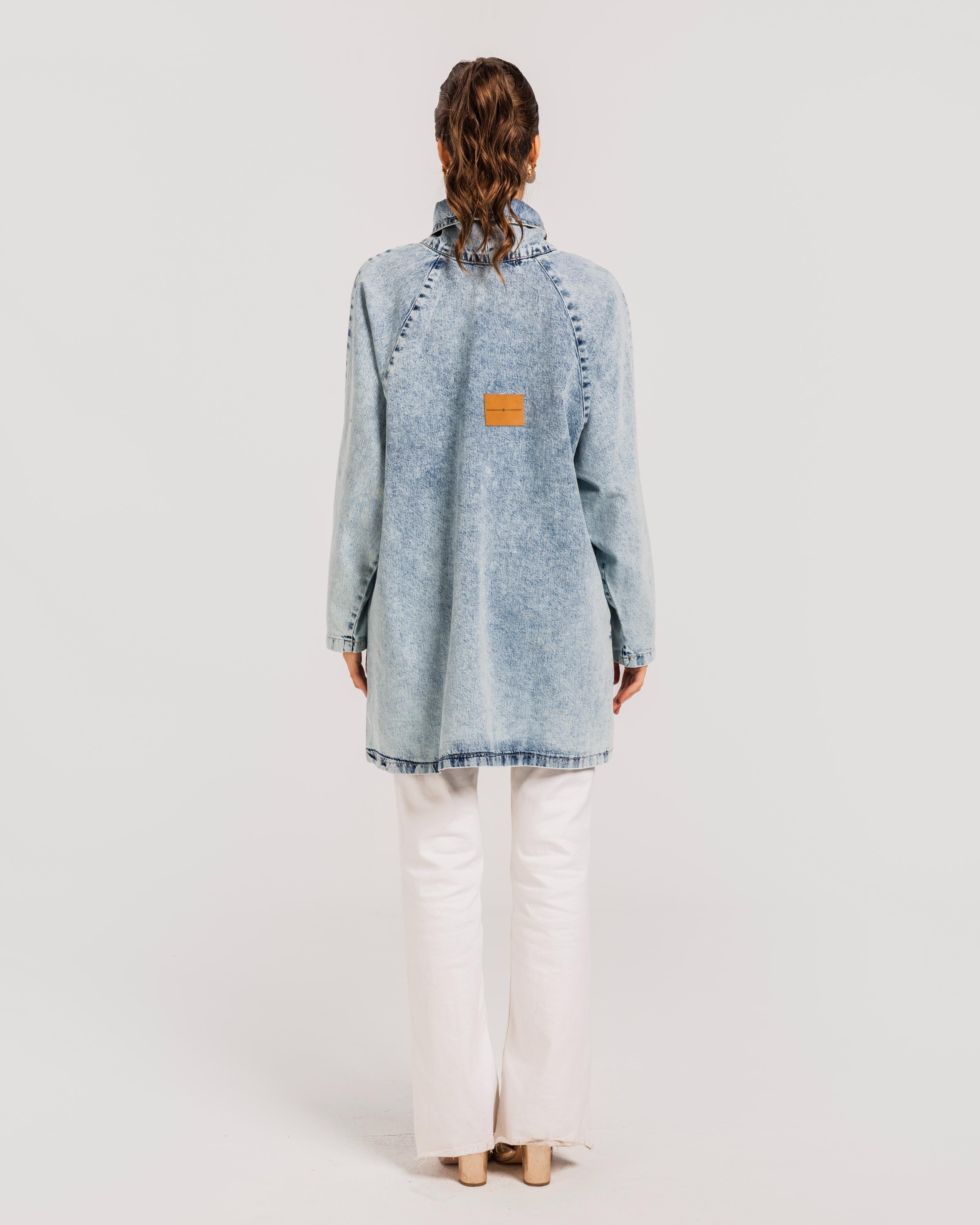 Blue Denim sweatshirt