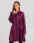 Burgundy Waterproof Trench Coat