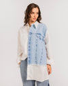 Offwhite Poplin Denim Shirt