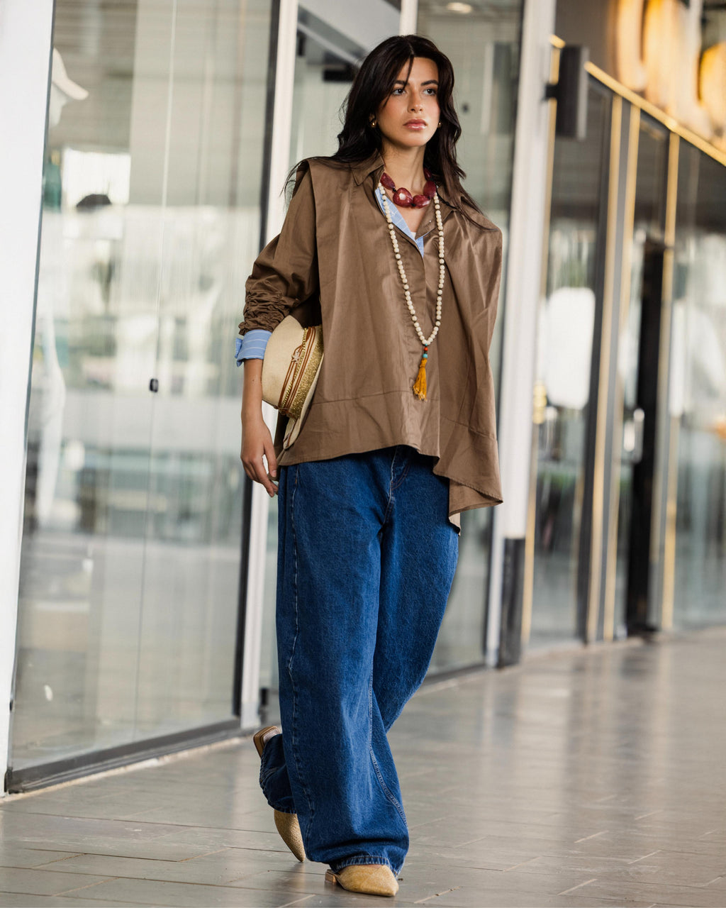 Olive x Blue Fabric Redefined Shirt