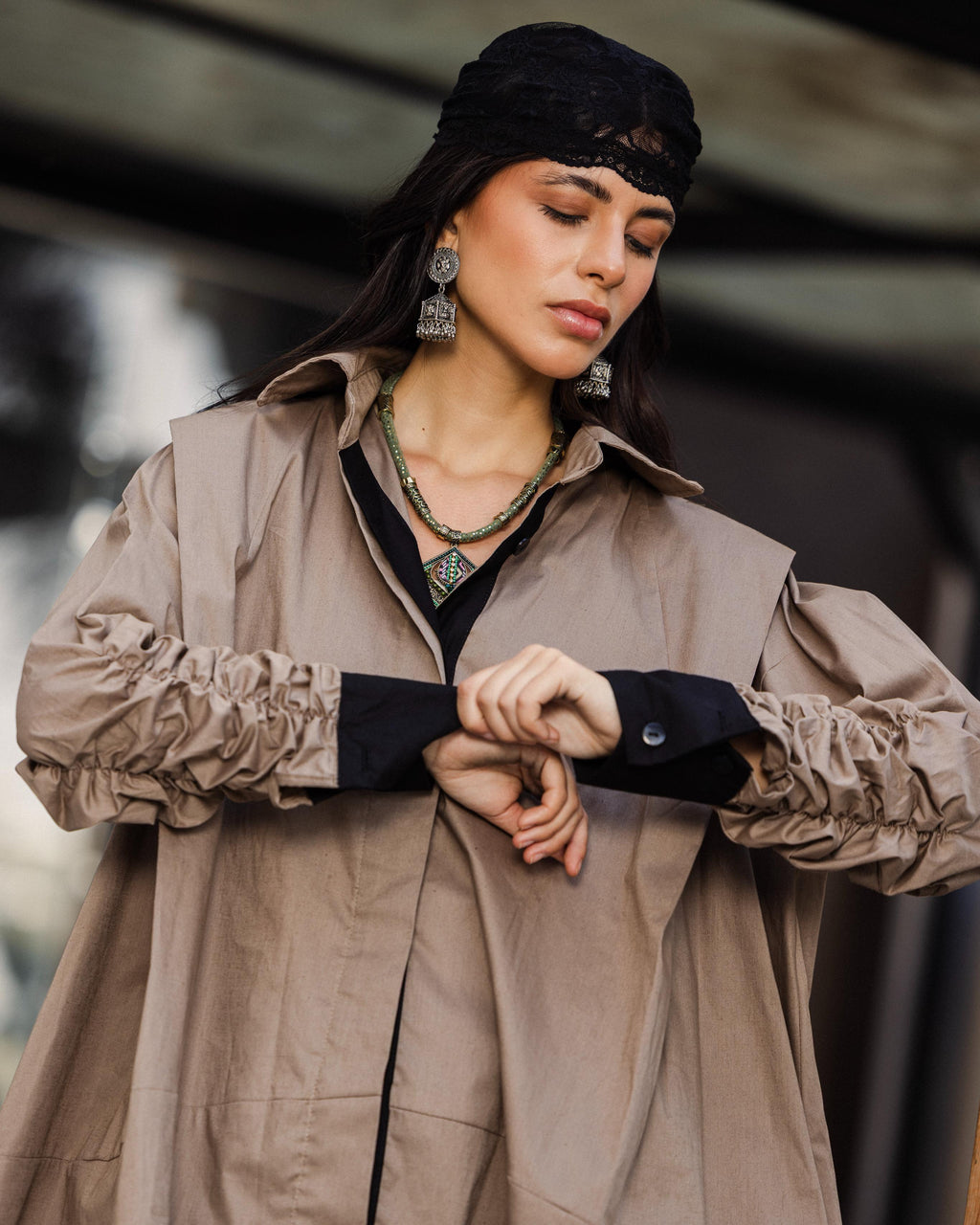 Cafe x Black  Extra Fabric Redefined Shirt