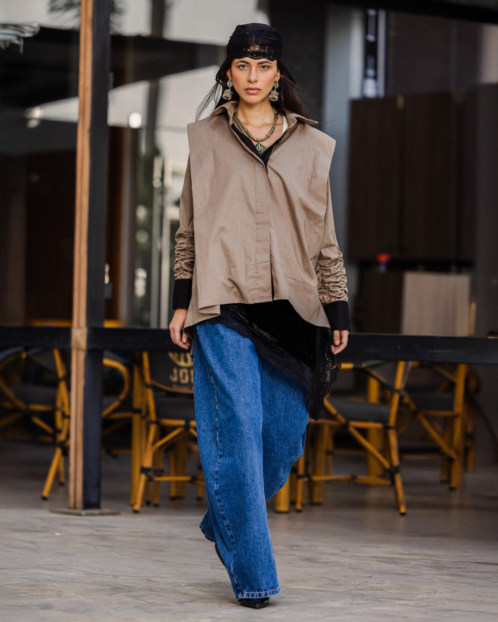 Cafe x Black  Extra Fabric Redefined Shirt