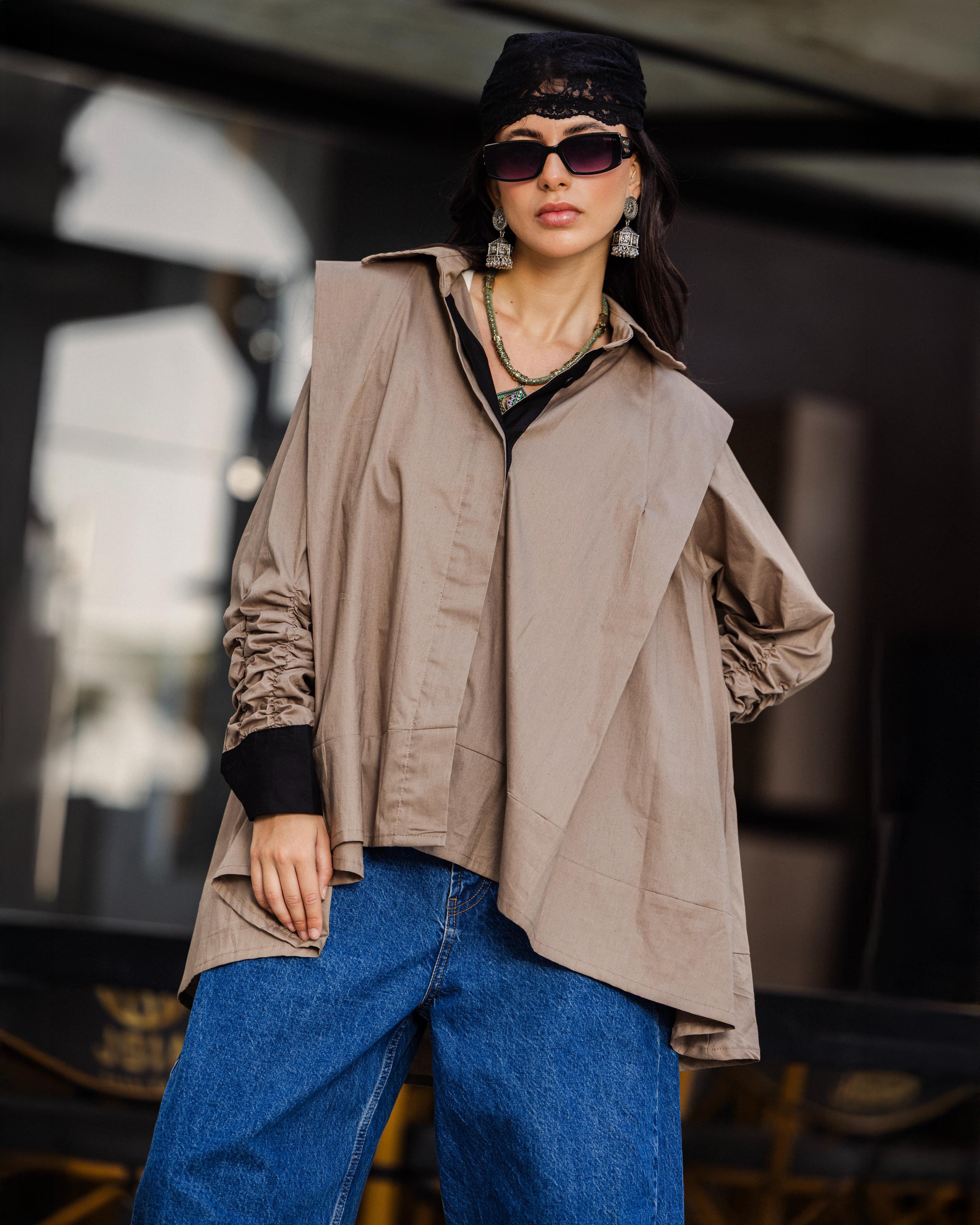 Cafe x Black  Extra Fabric Redefined Shirt