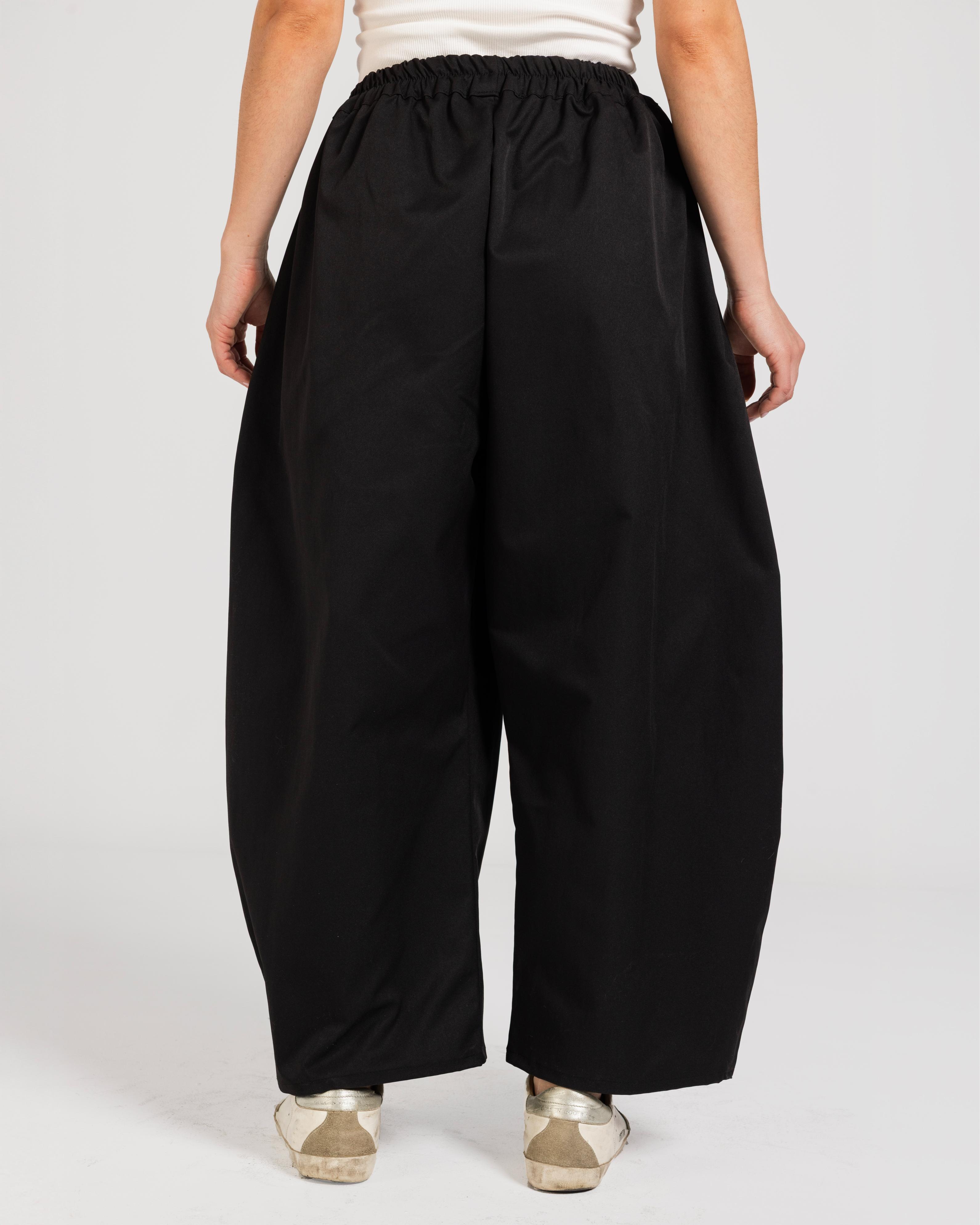 Black Barrel Pants