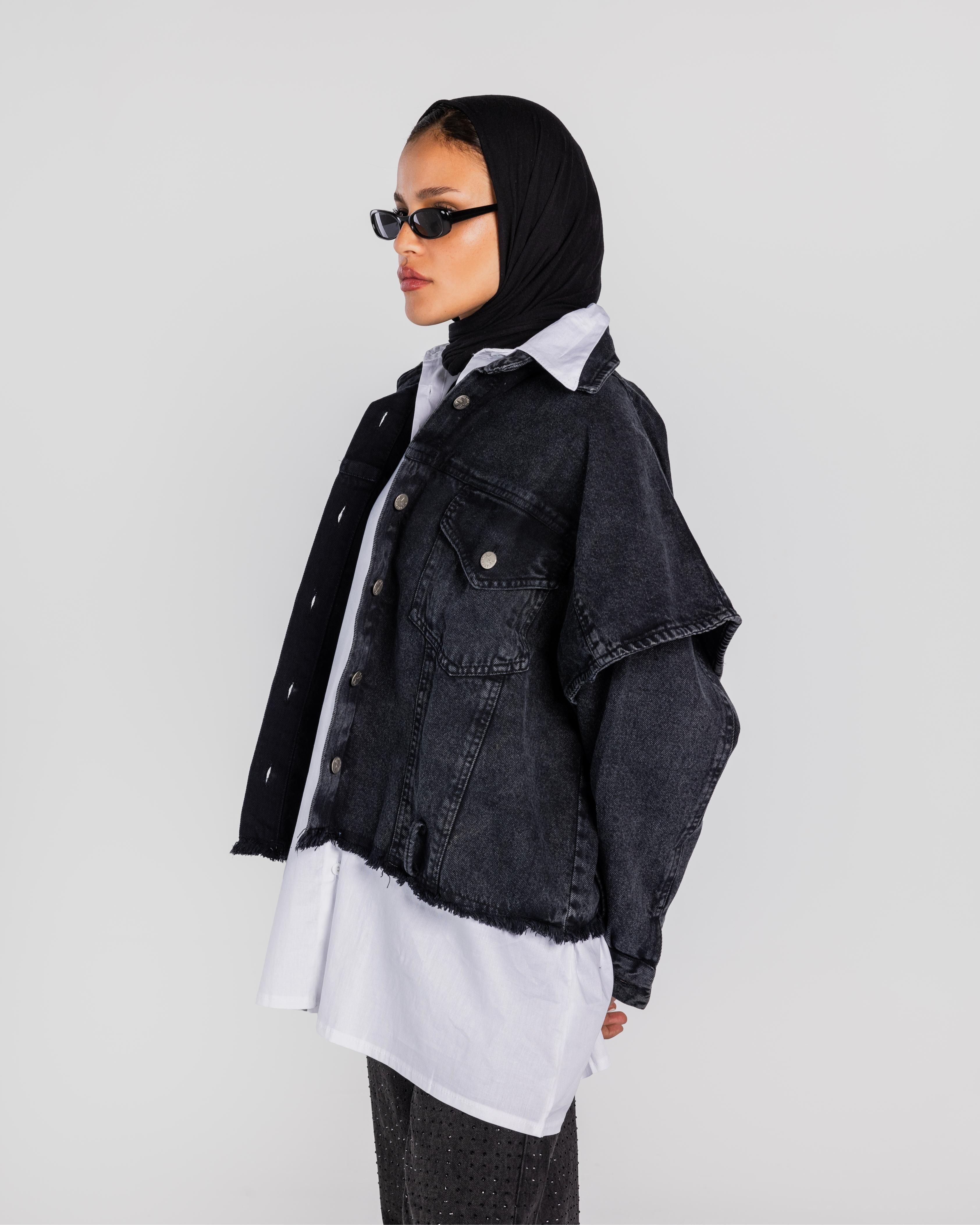 The Double Trouble Black Denim Combo
