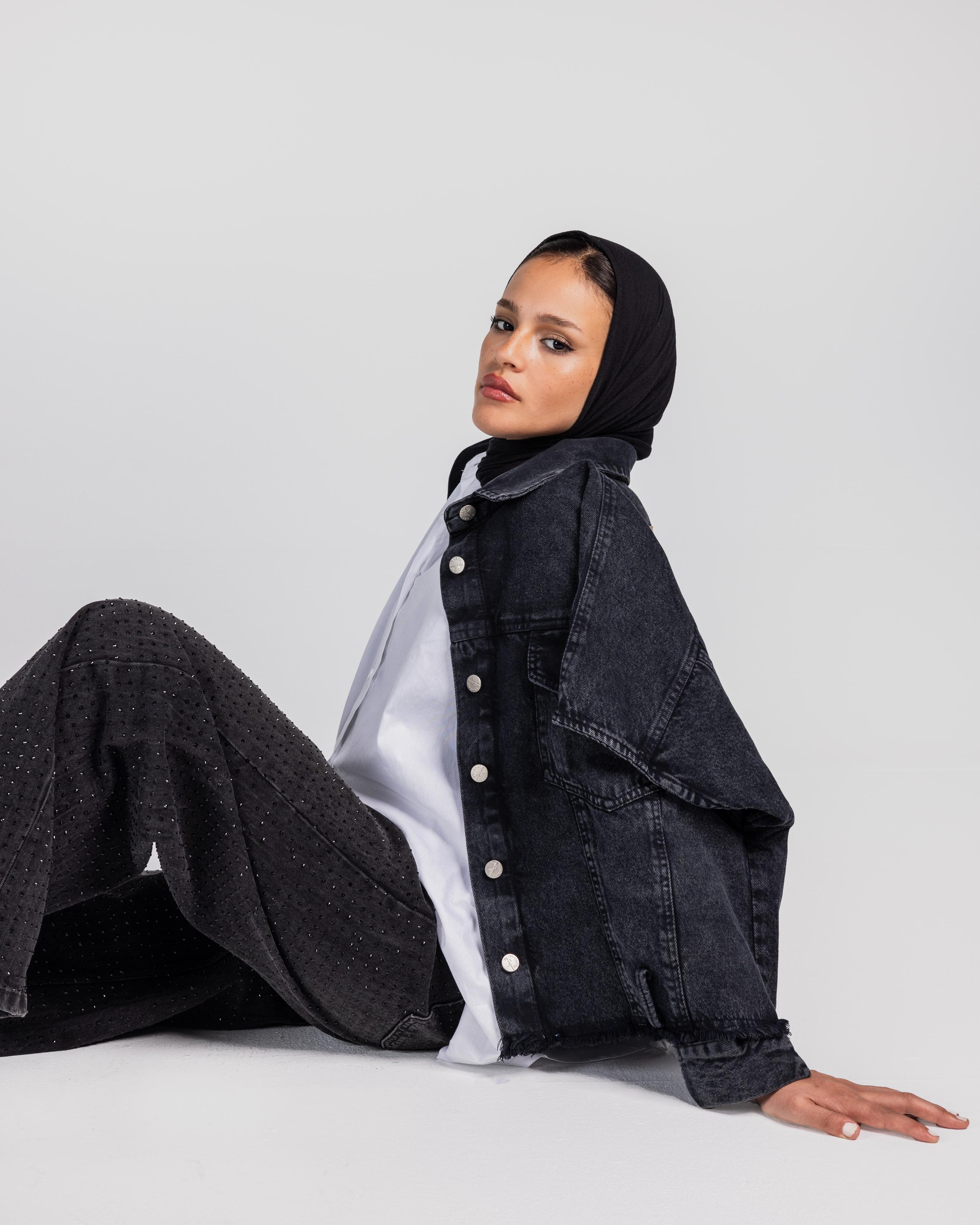 The Double Trouble Black Denim Combo