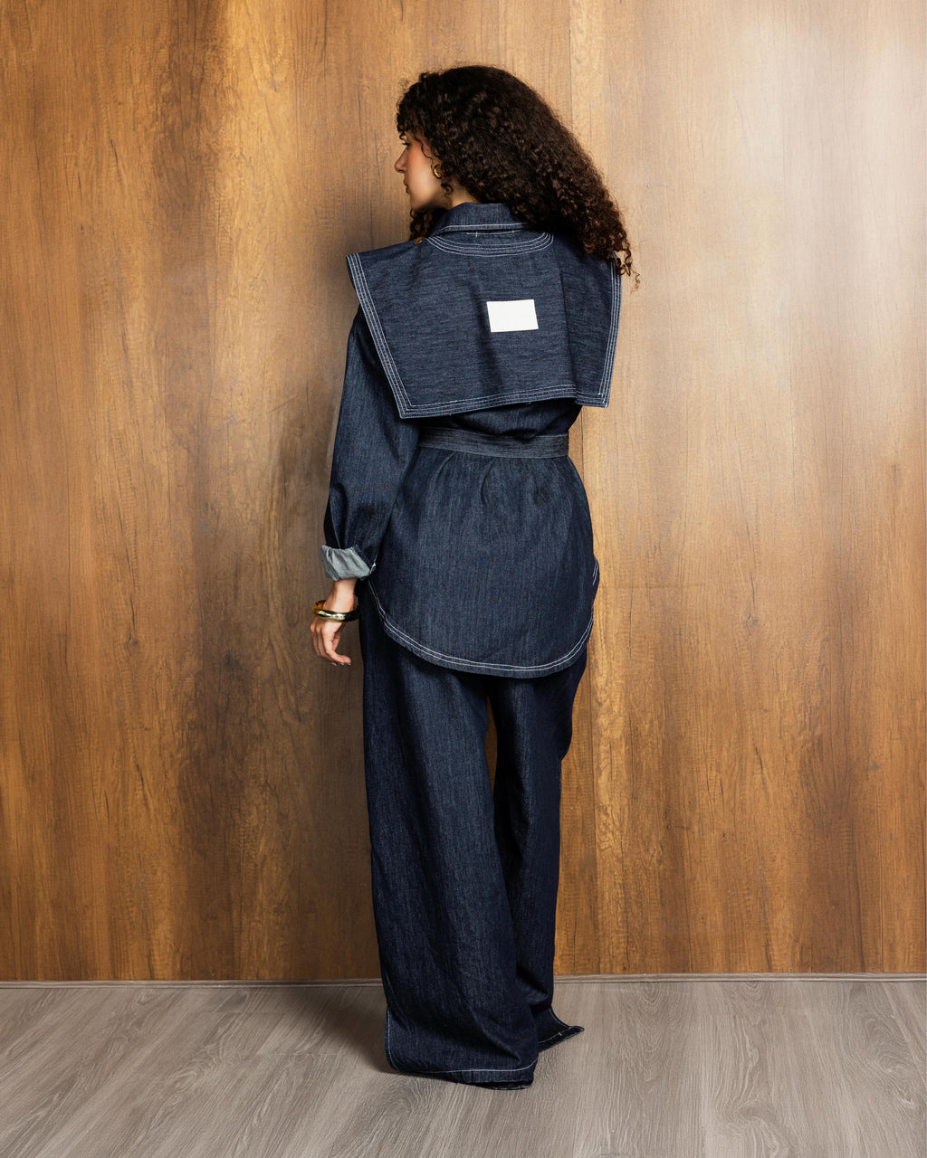 Raw Blue Collar Denim Set
