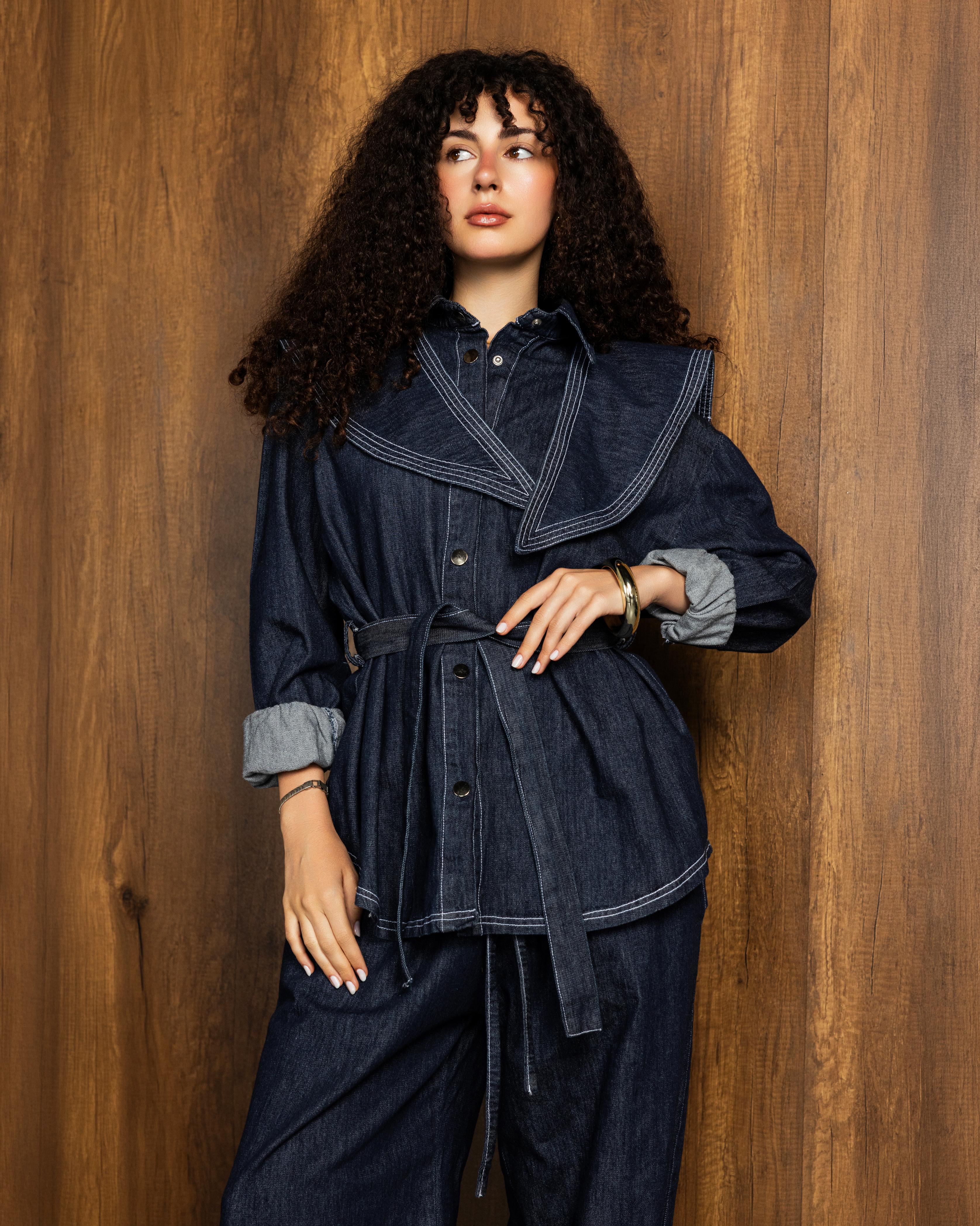 Raw Blue Collar Denim Set