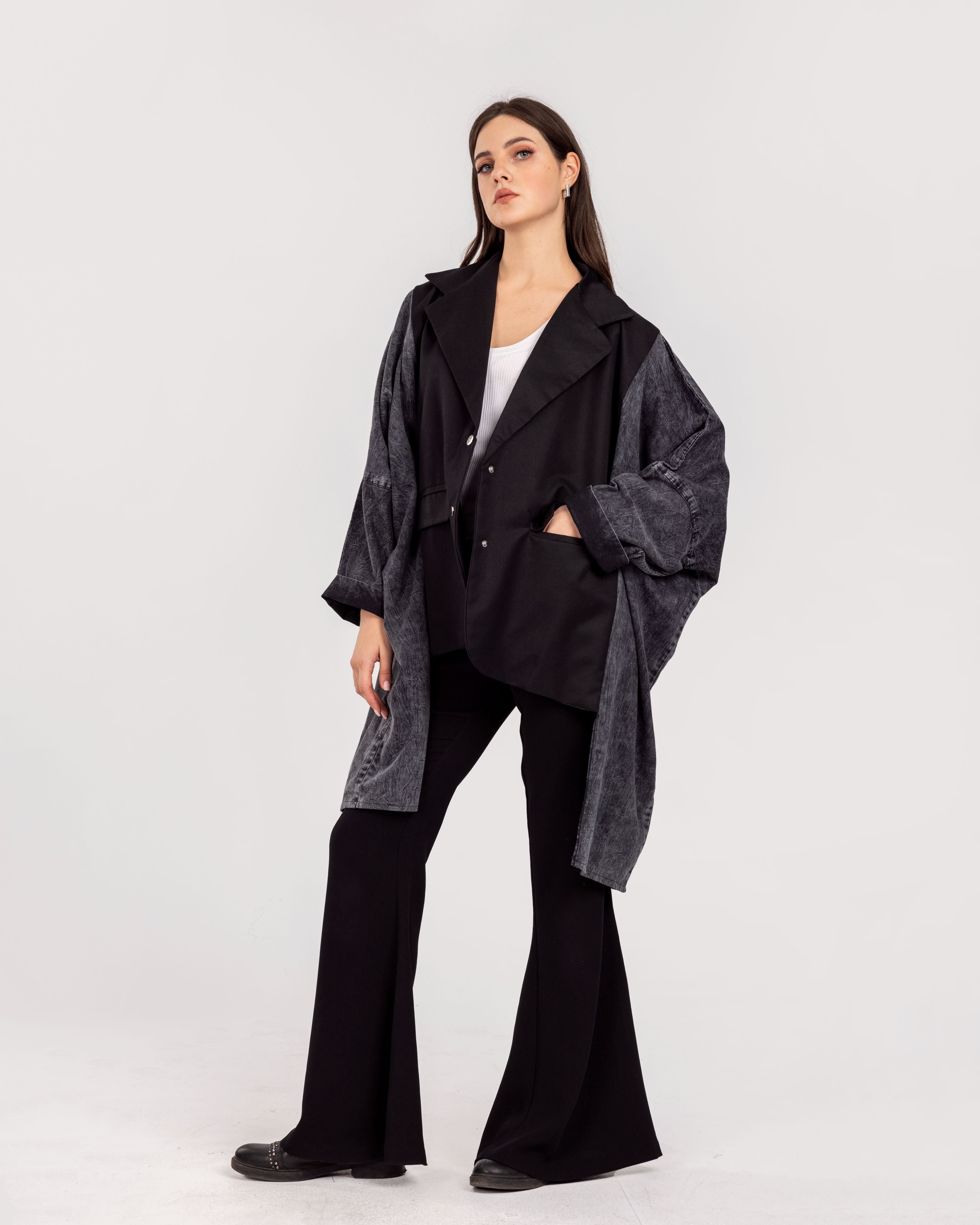 Denim Wing Blazer