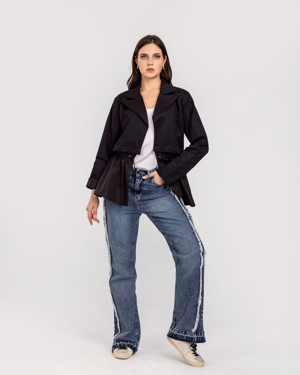 Black Not So Cropped Jacket