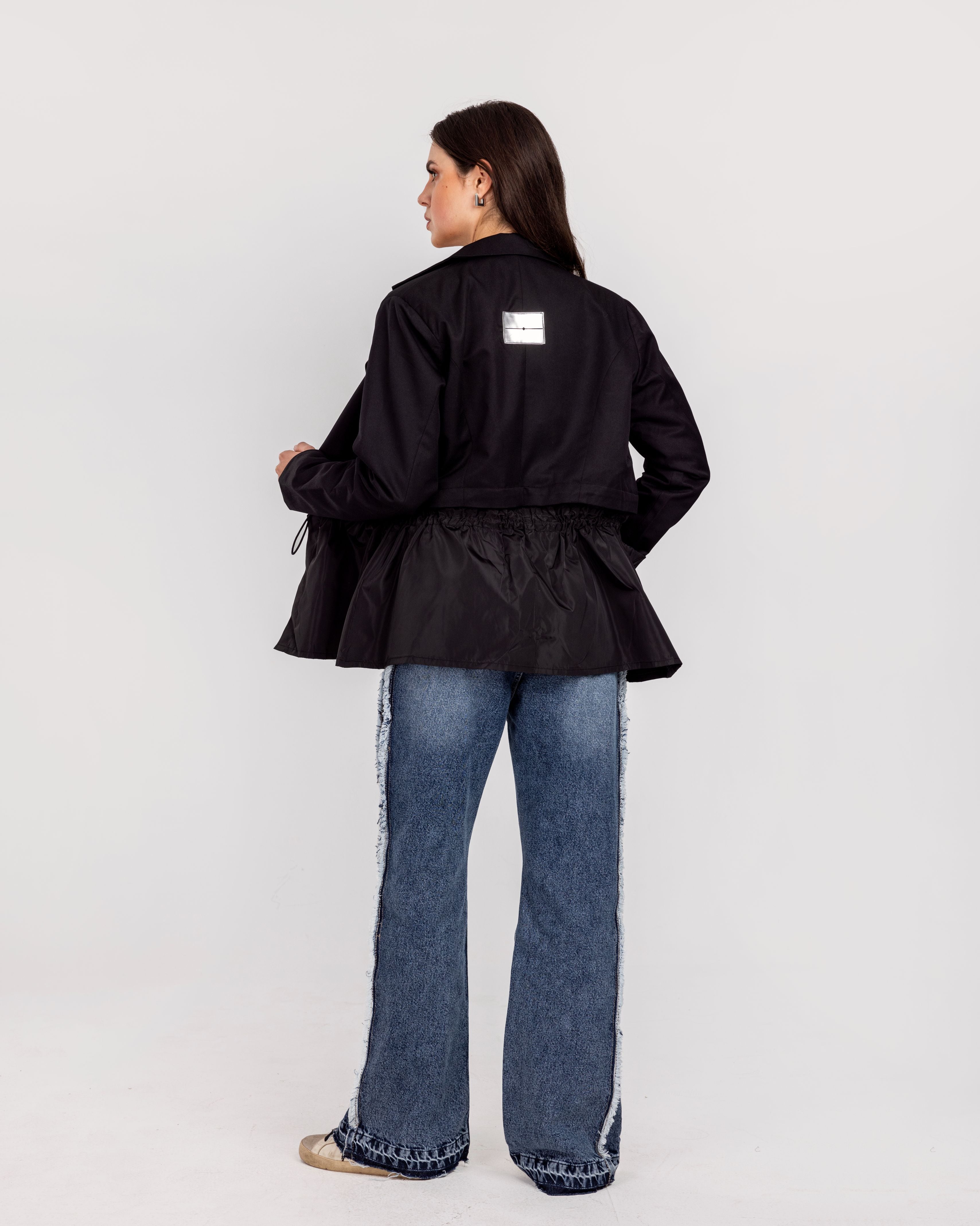Black Not So Cropped Jacket