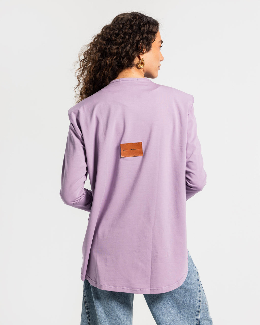 Purple Bold shoulders top