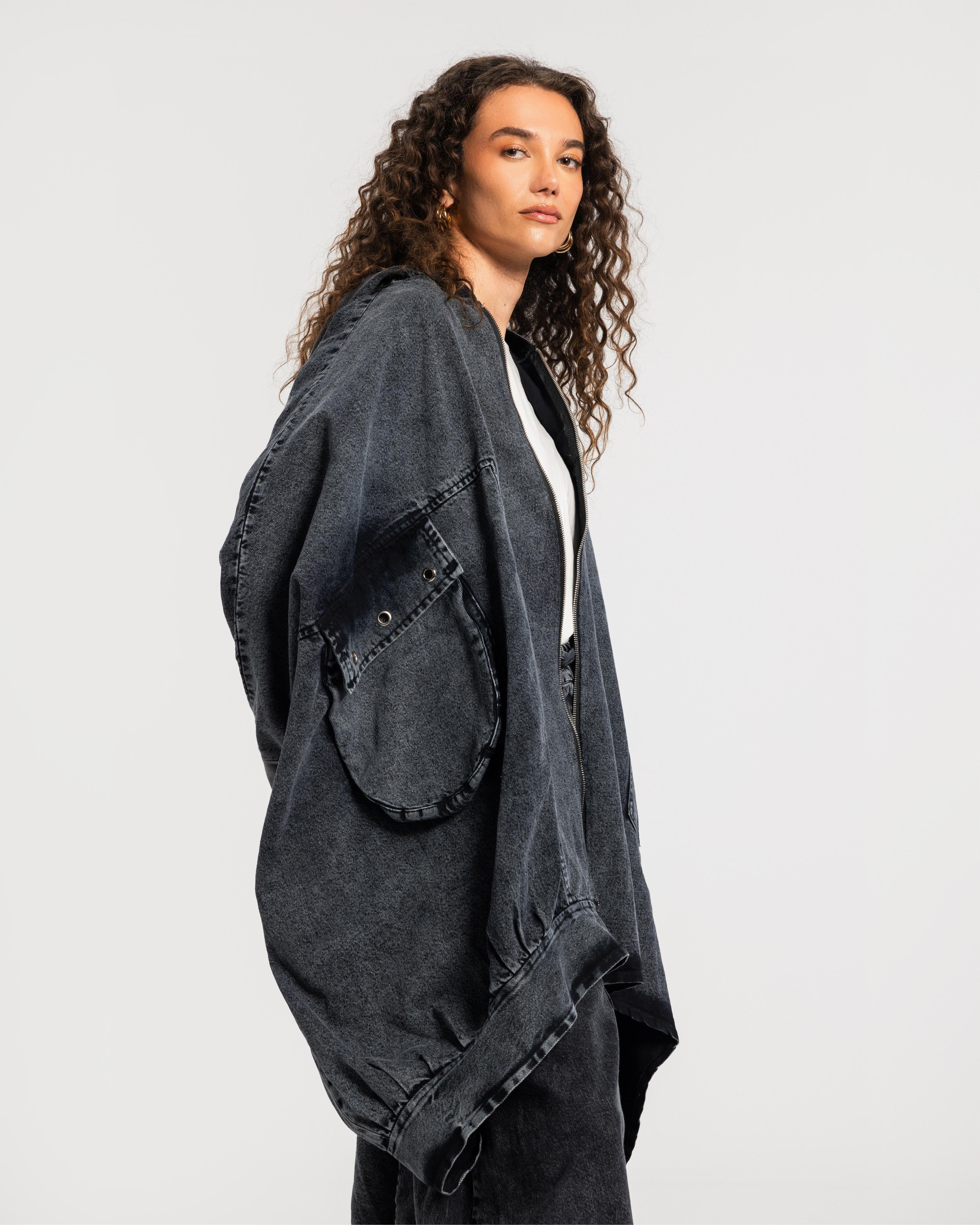 Ring Denim Coat