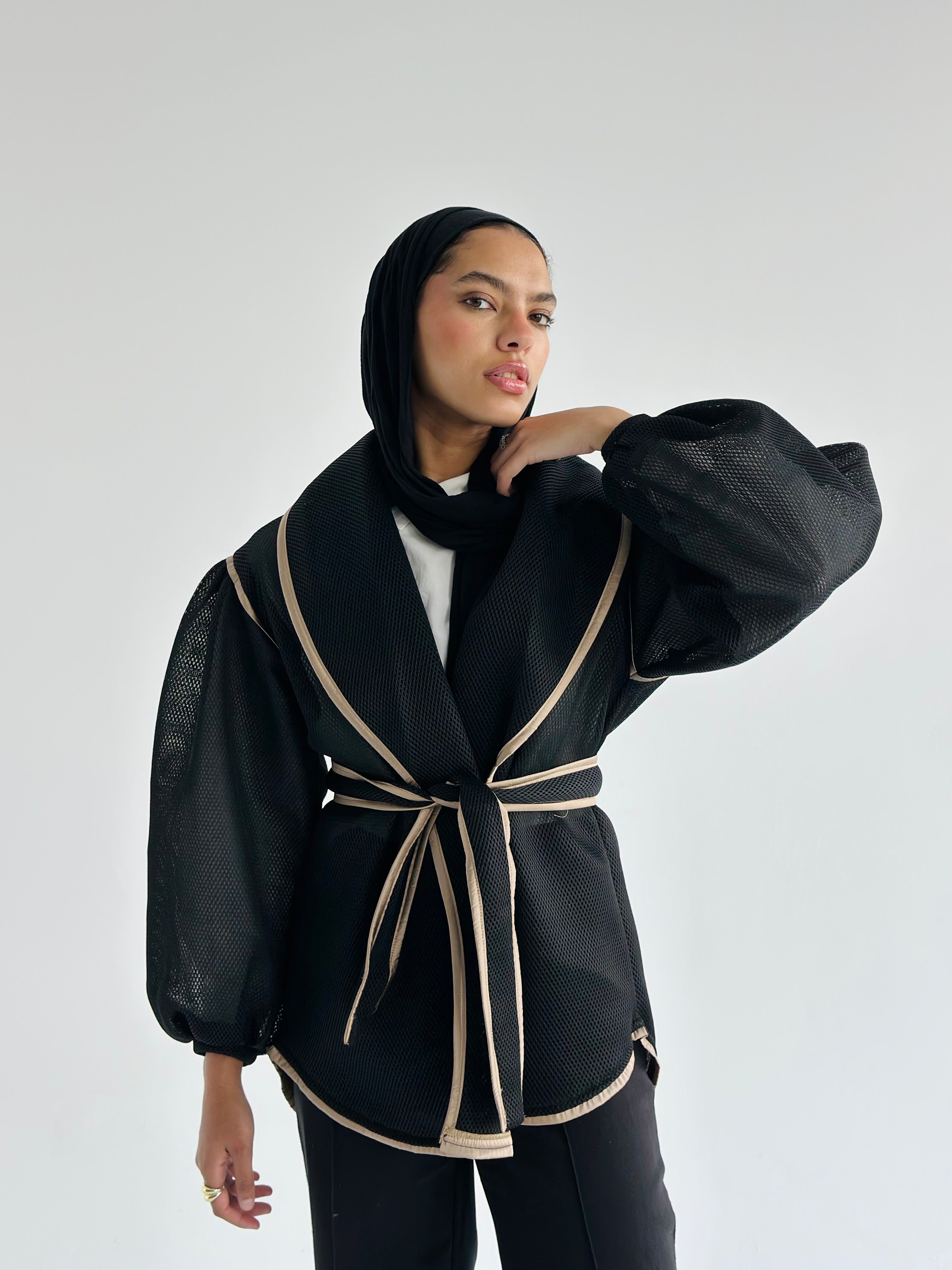 Black  Net Jacket