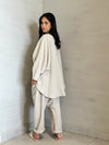 Greige Linen Harem Set