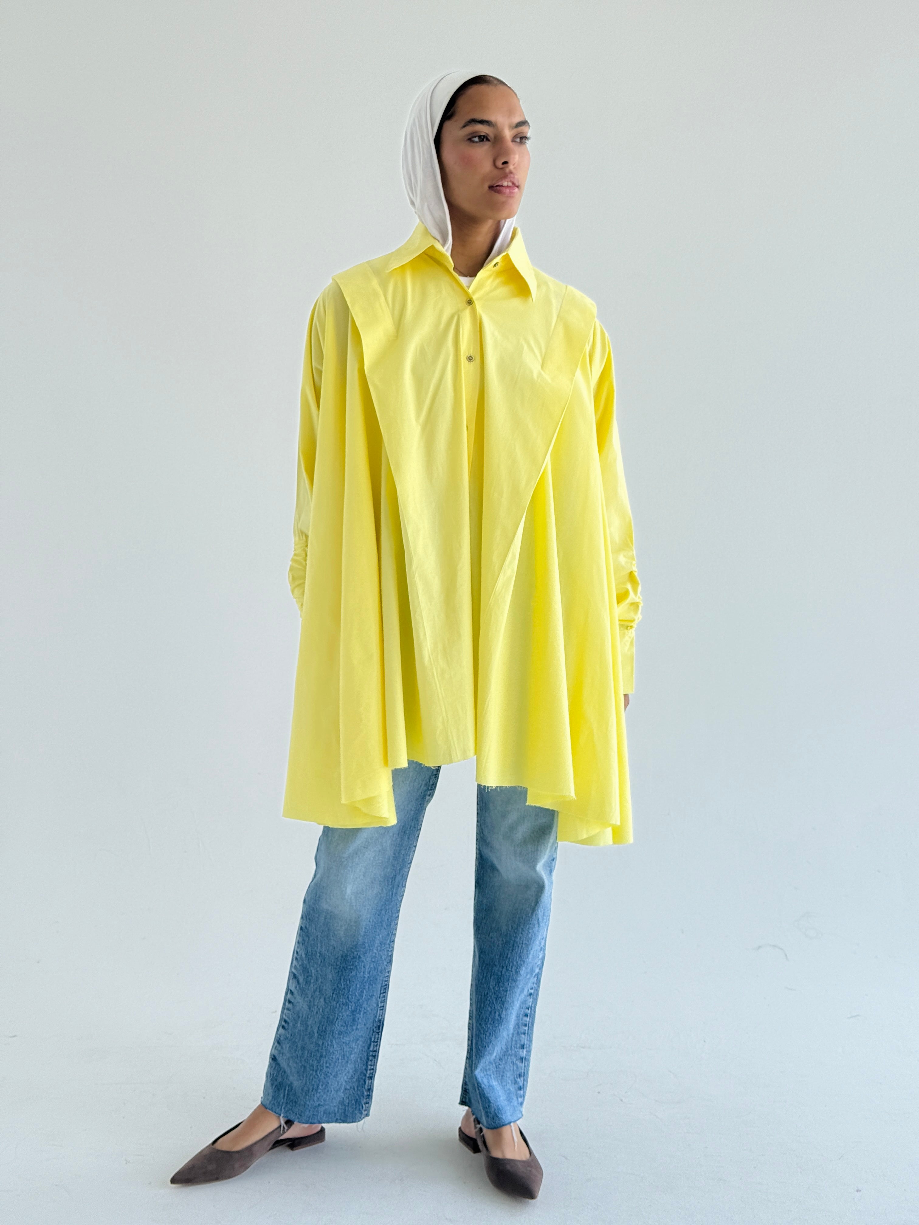 Yellow Extra Fabric Shirt