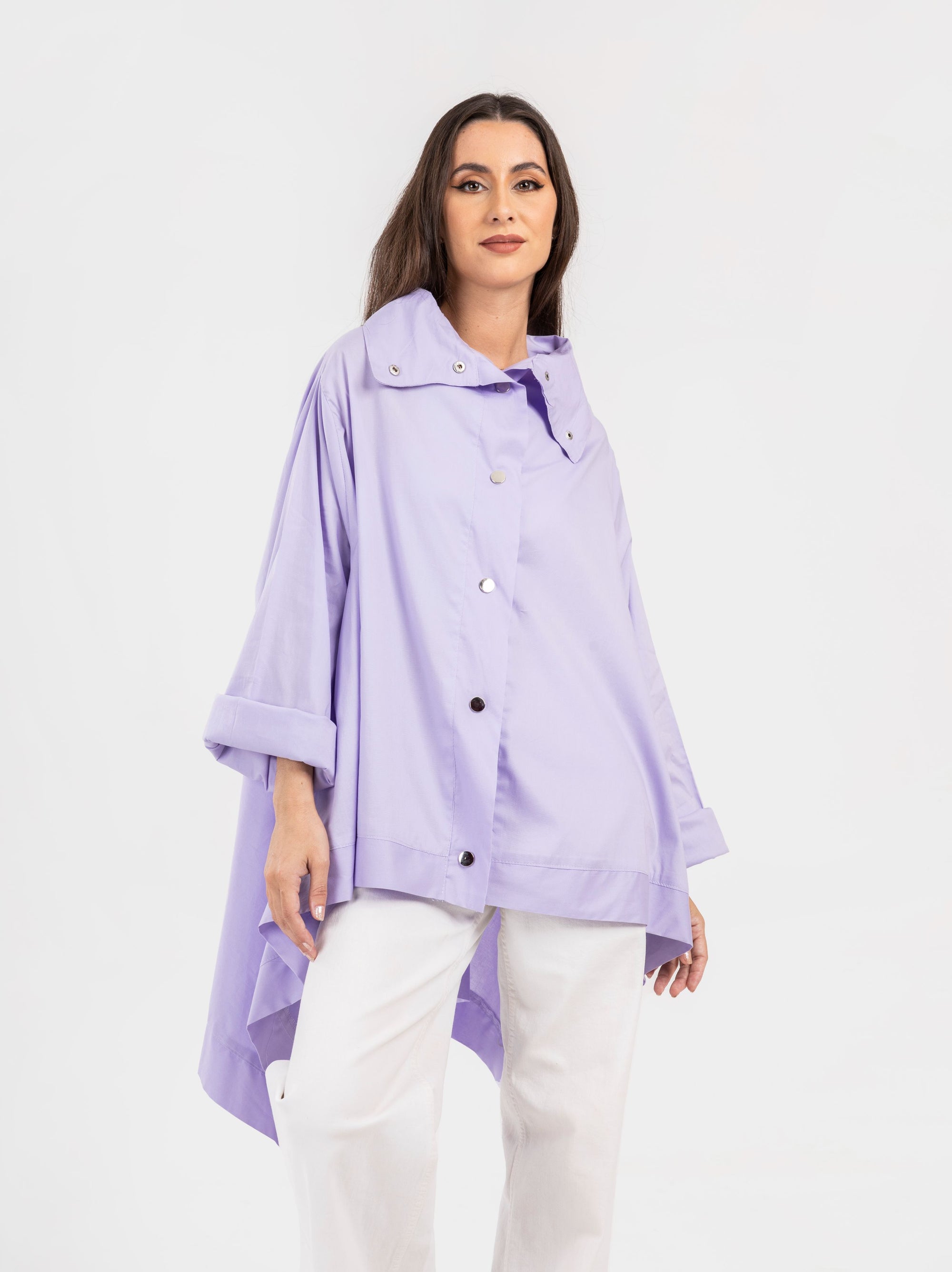 Asymmetrical Lilac Shirt