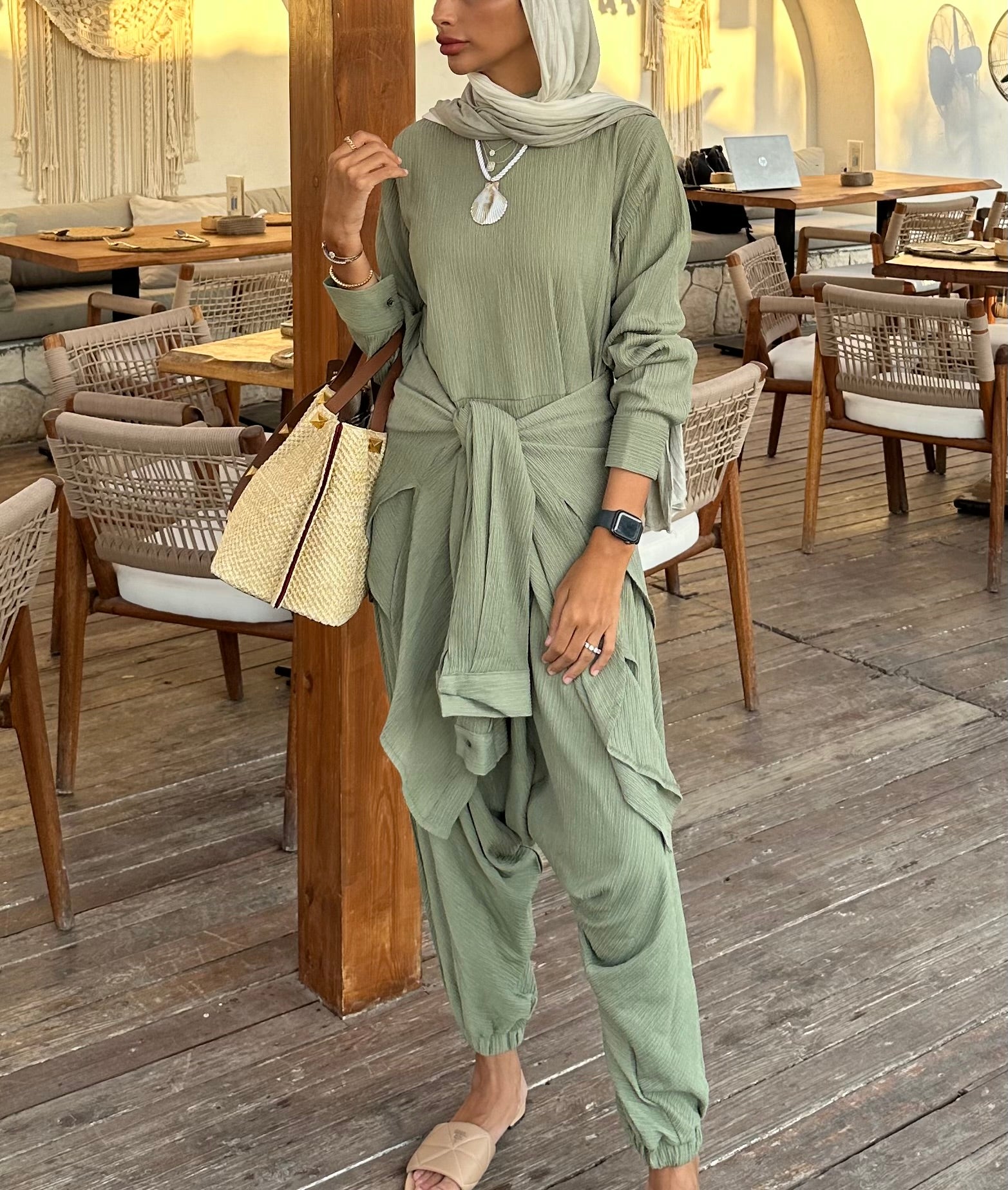 Olive The Wraparound Jumpsuit