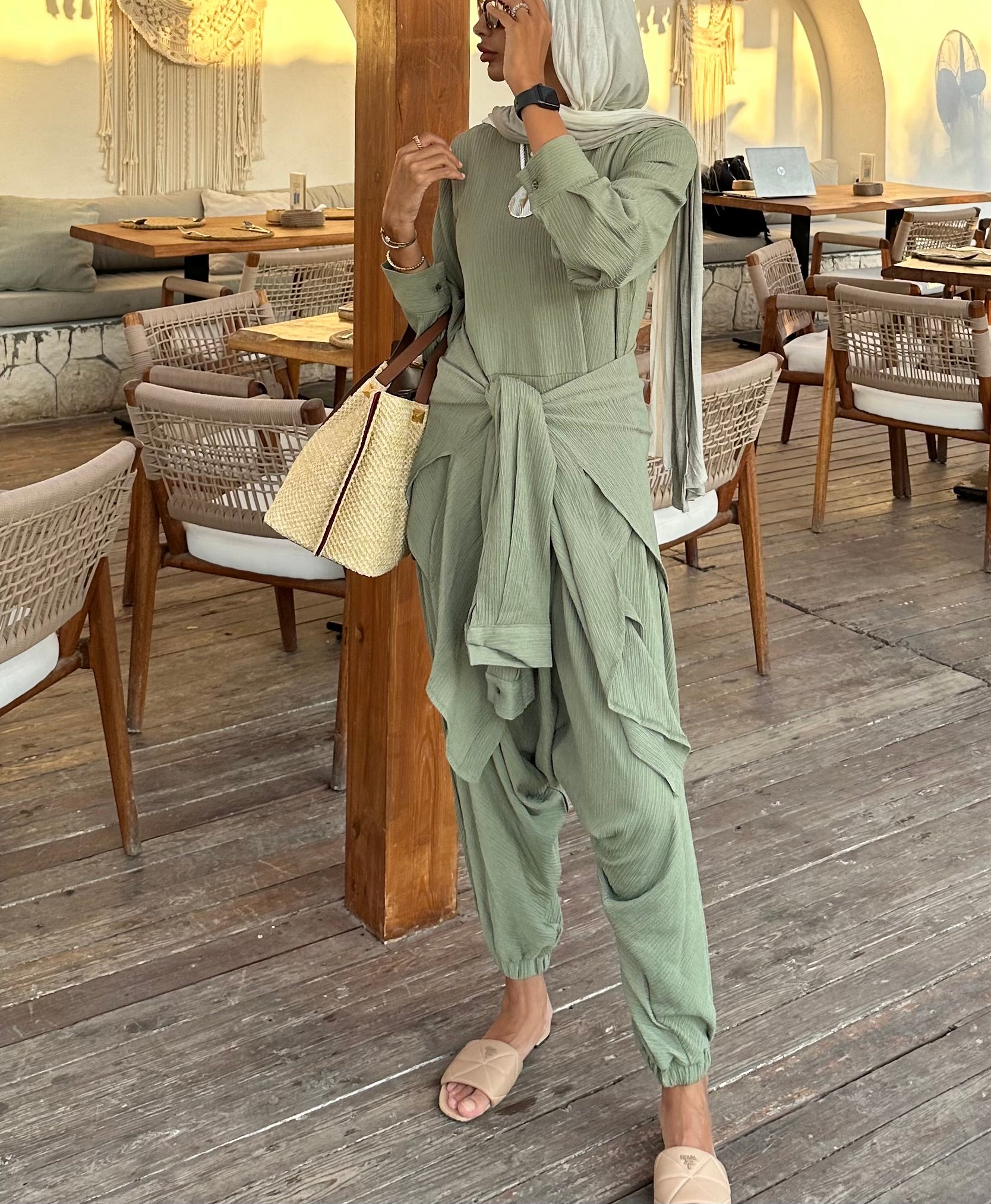 Olive The Wraparound Jumpsuit