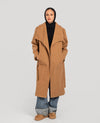 Camel Collar Coat