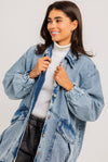 Blue Big Pockets Denim Jacket