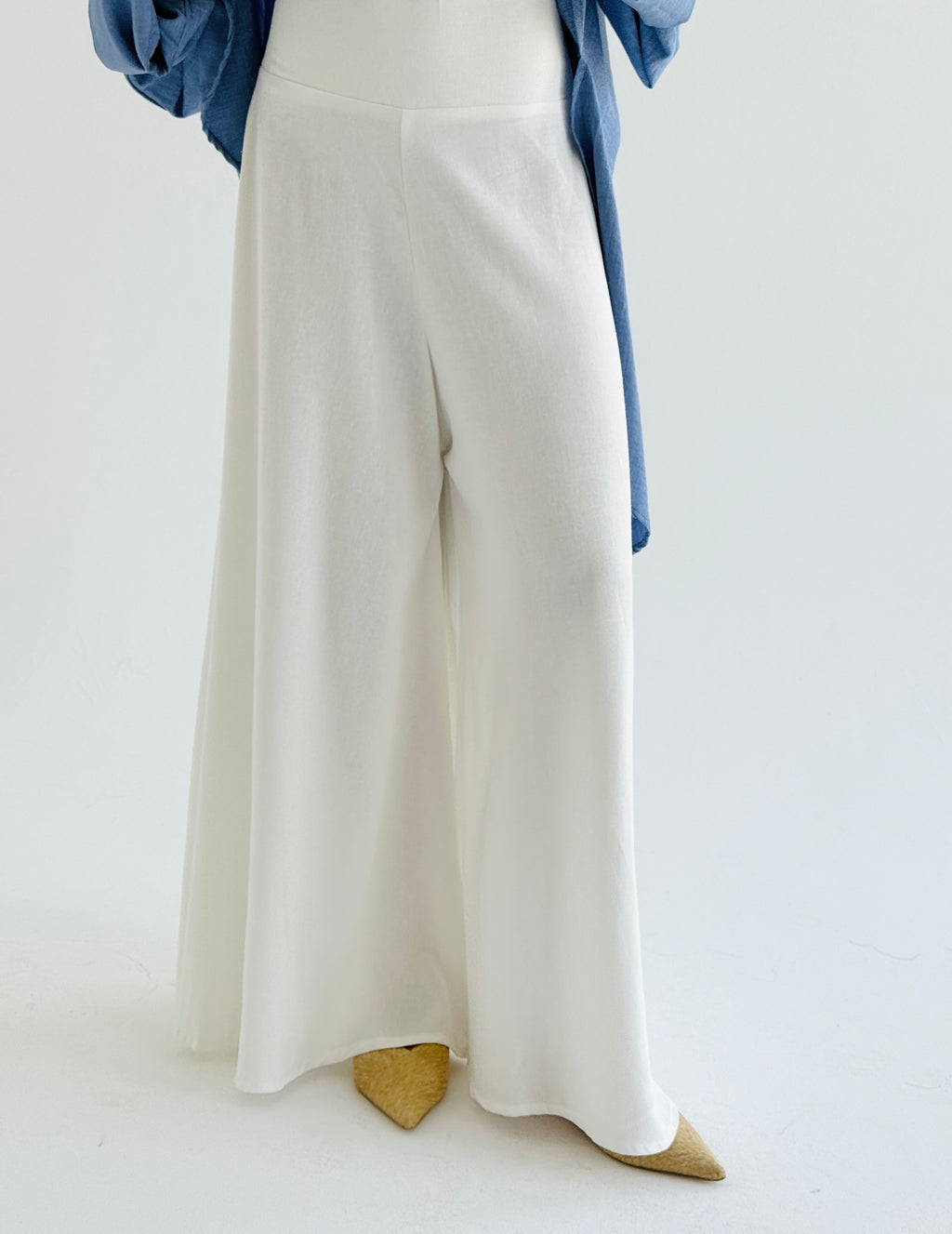 White Palazzo Pants