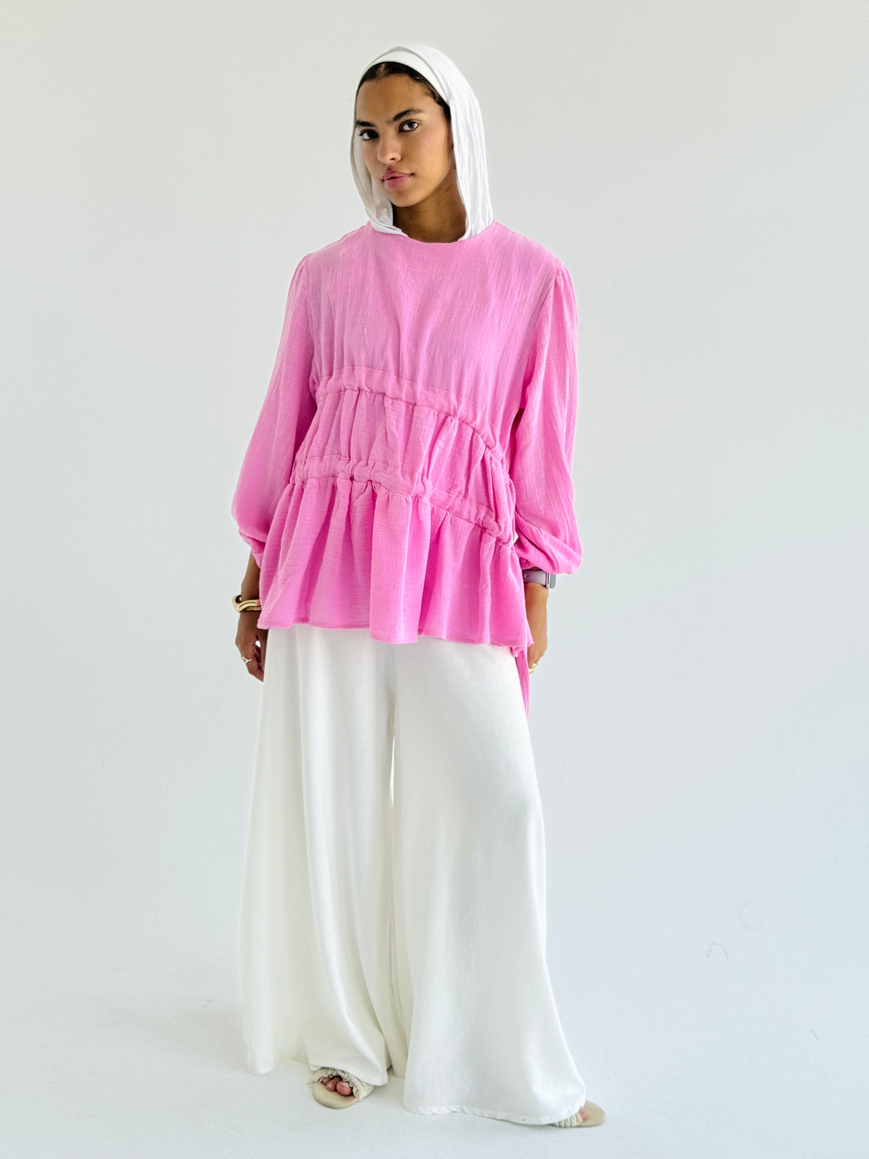 Bubble Gum Side DrawString Top