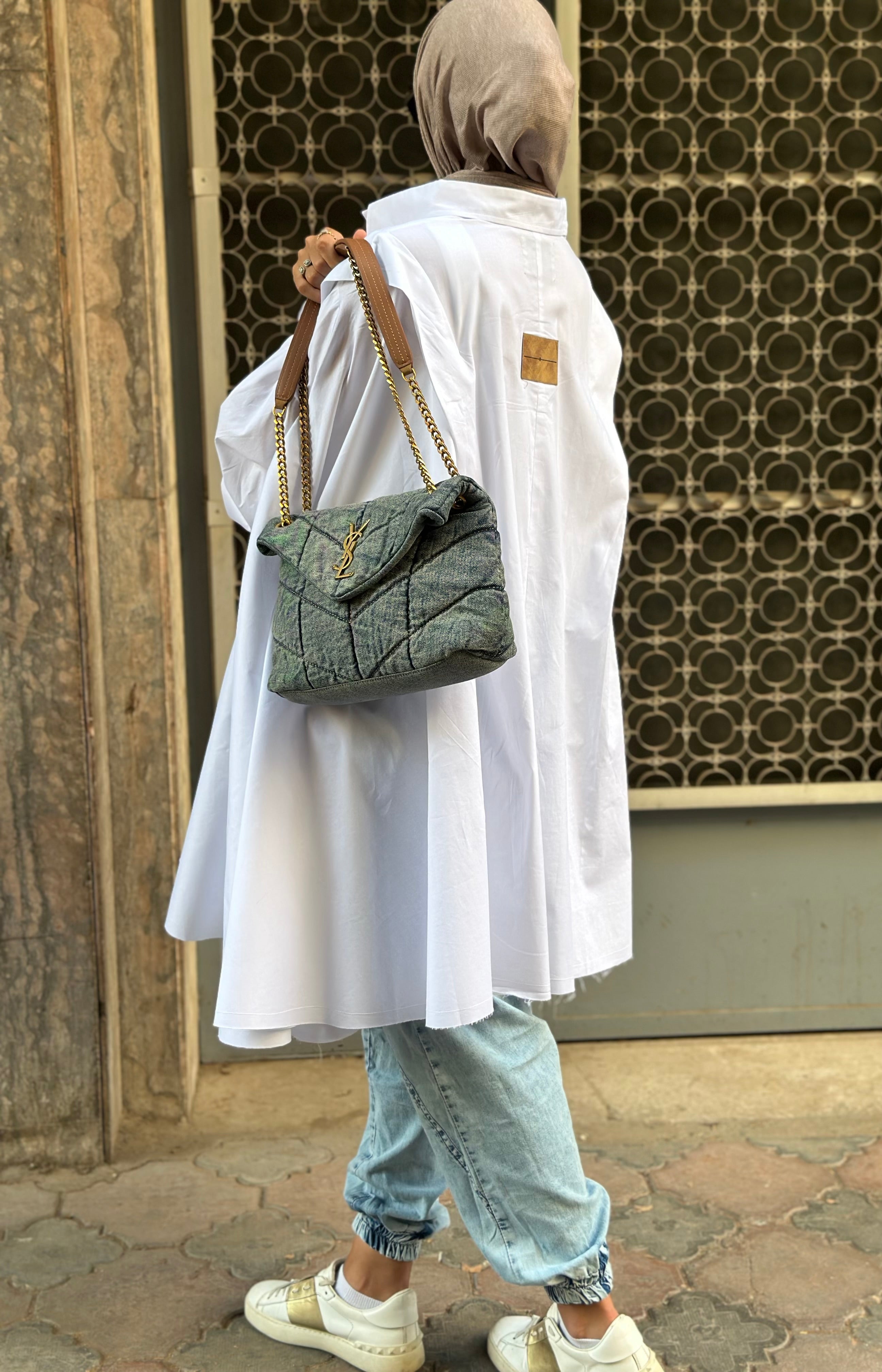 White extra fabric shirt