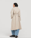 Light Beige Lined Coat