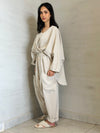 Greige Linen Harem Set