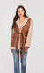 Camel Cargo Leather Jacket