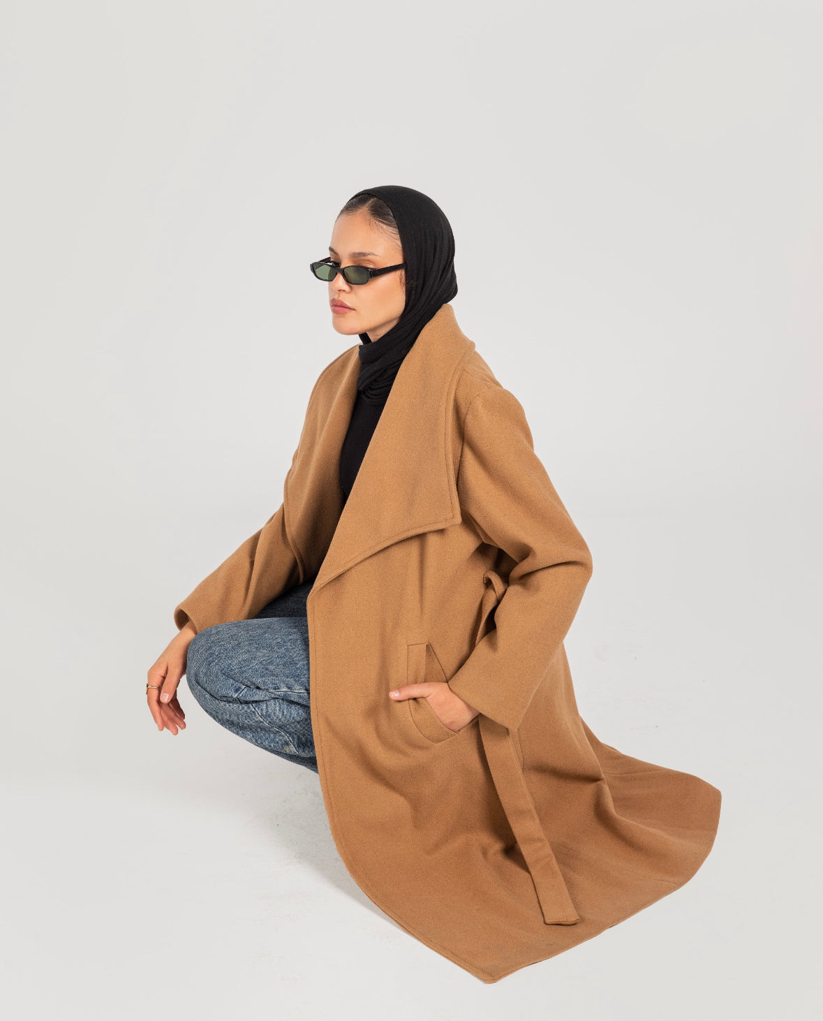 Camel Collar Coat