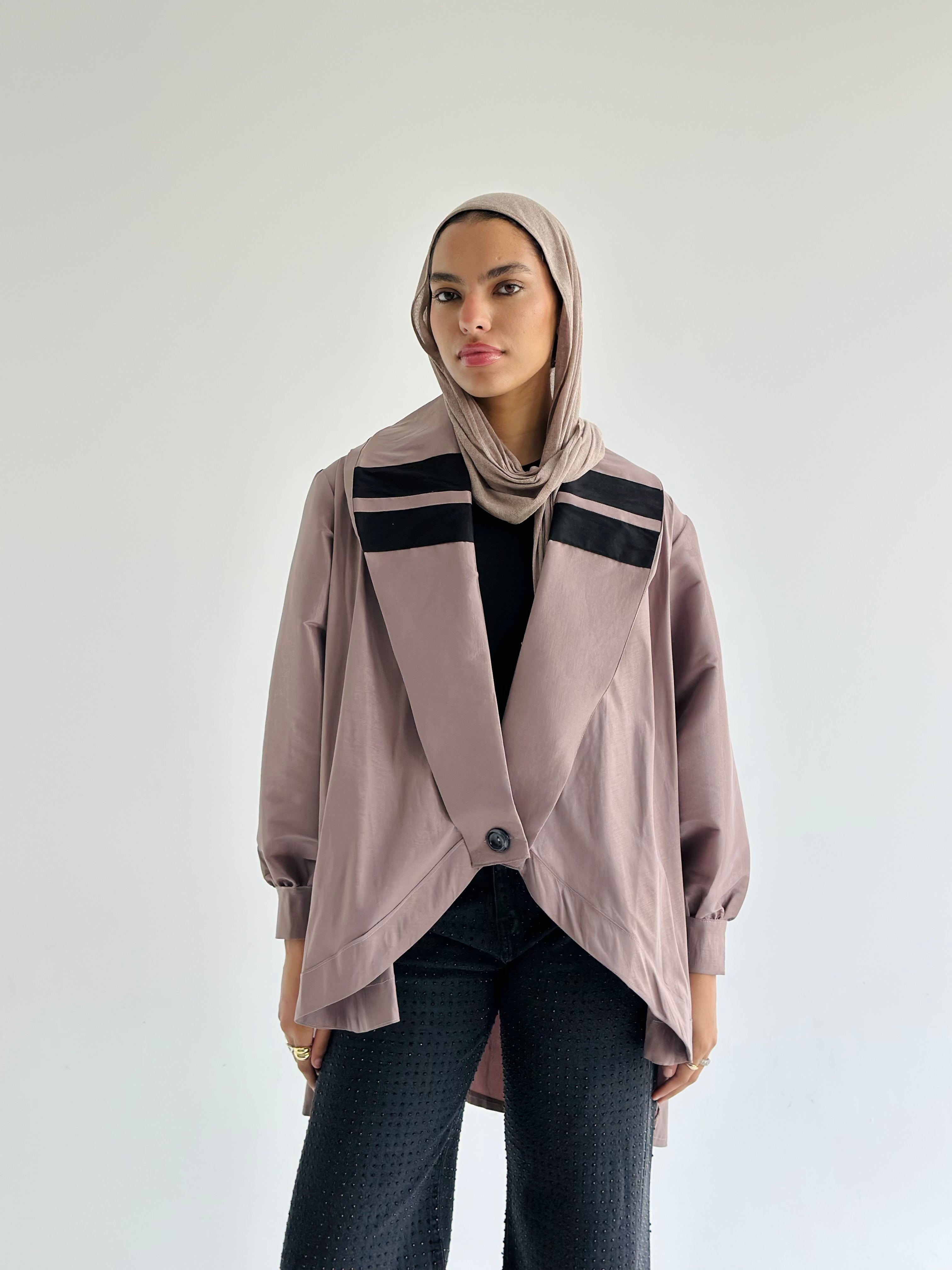 Cafe High Low Taftan Shirt