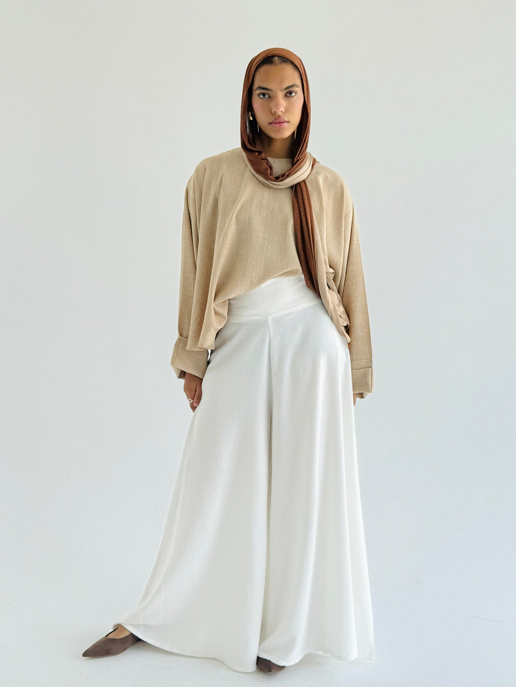 White Palazzo Pants