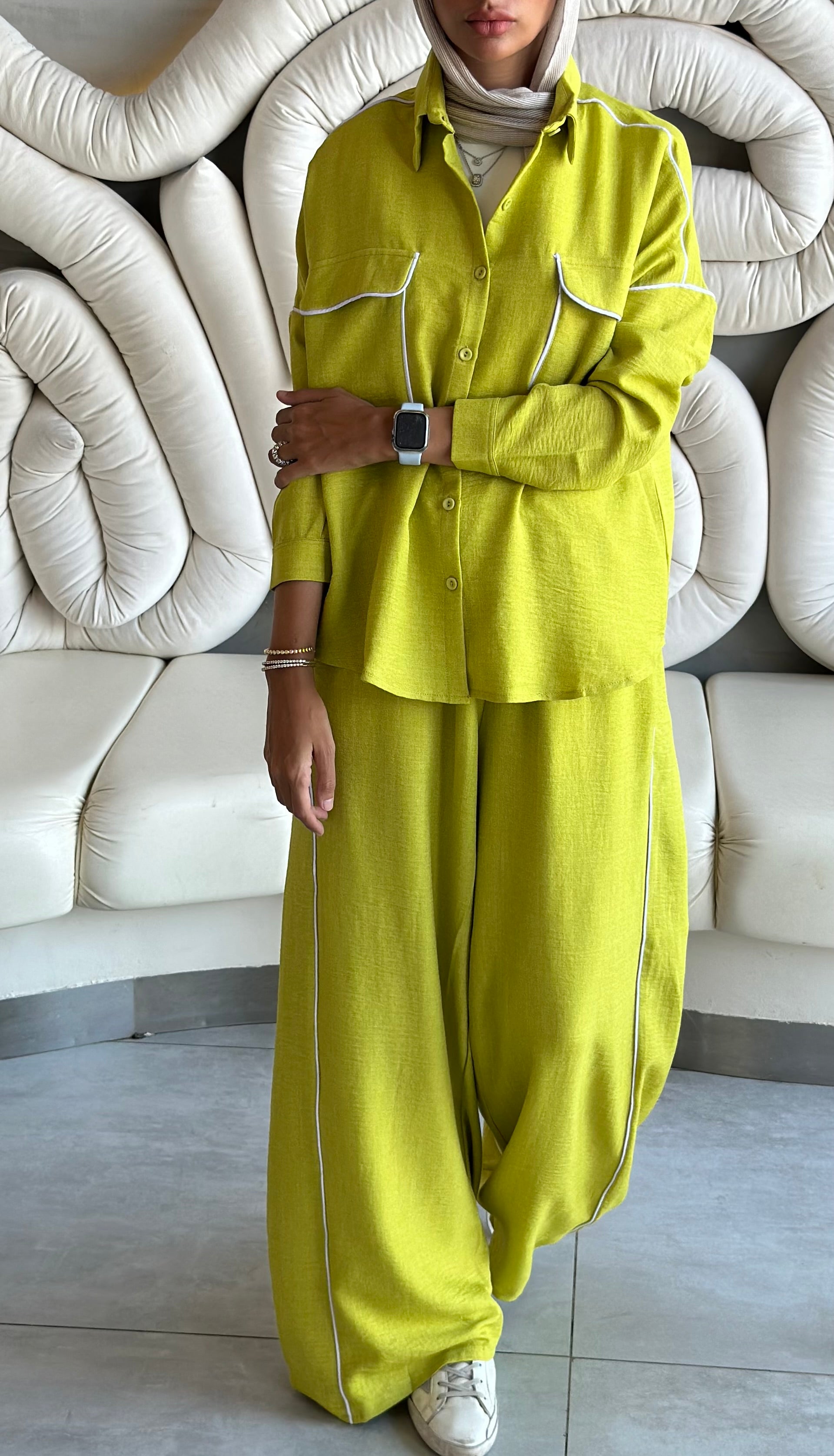 Lime Lined Set
