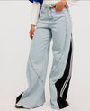 Lined Denim Pants