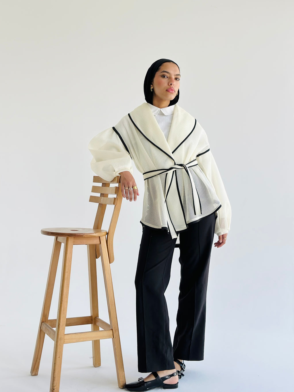 Off White Net Jacket