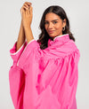 Pink Butterfly Lined Kimono Shirt