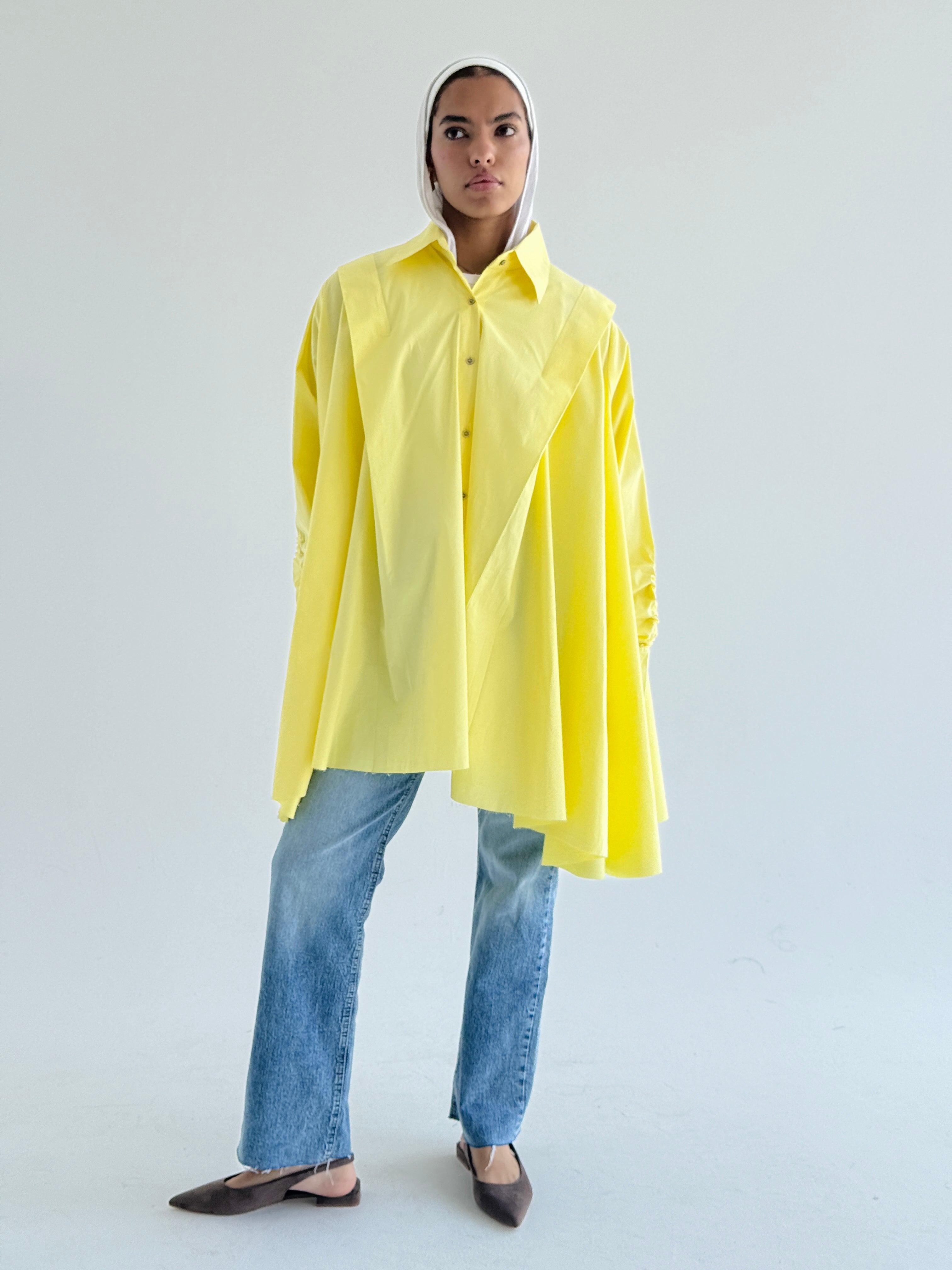 Yellow Extra Fabric Shirt