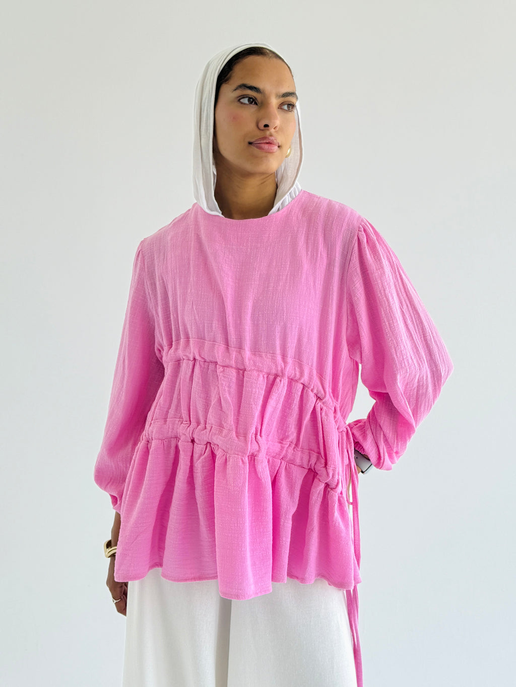 Bubble Gum Side DrawString Top