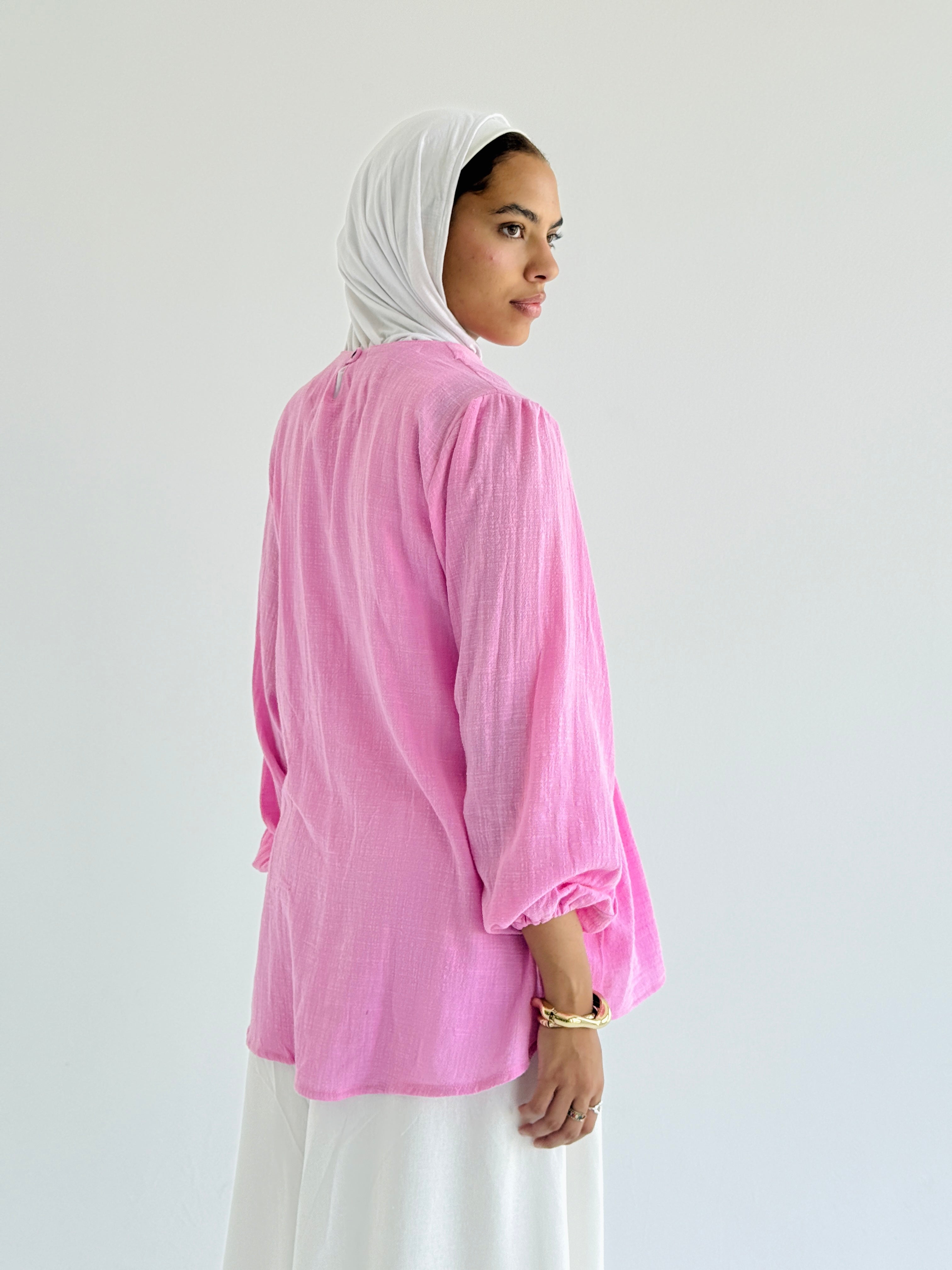 Bubble Gum Side DrawString Top
