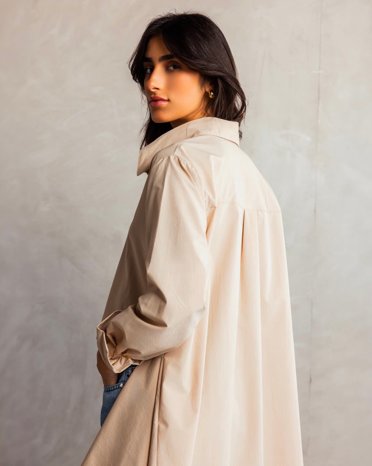 Beige  Level Up Shirt